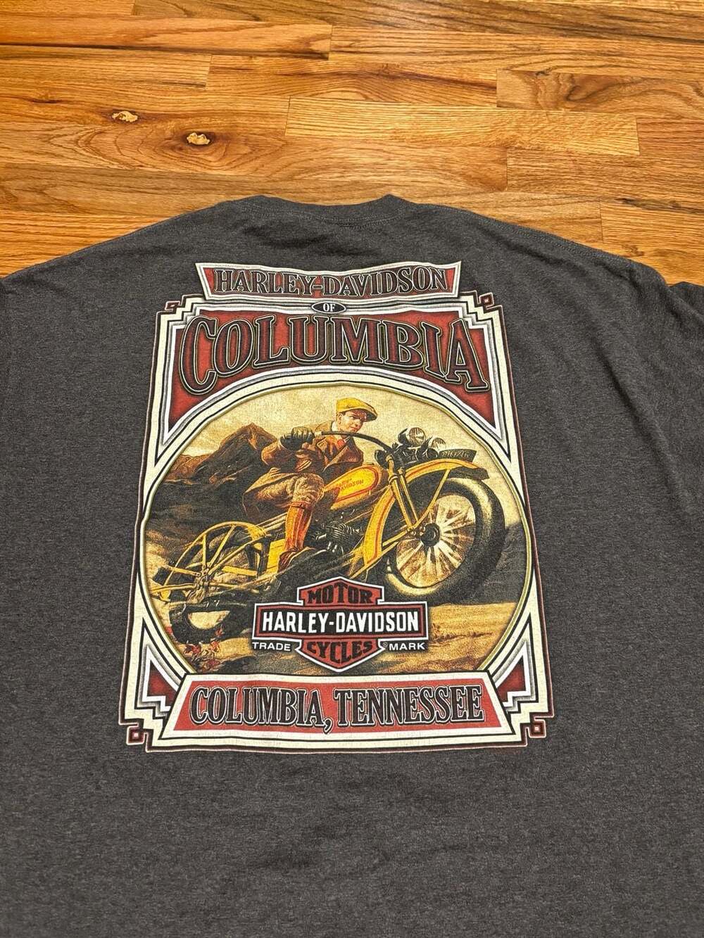 Harley Davidson Columbia Tennessee T-Shirt Size 3XL Gray